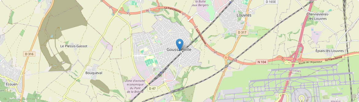 Goussainville - Carte
