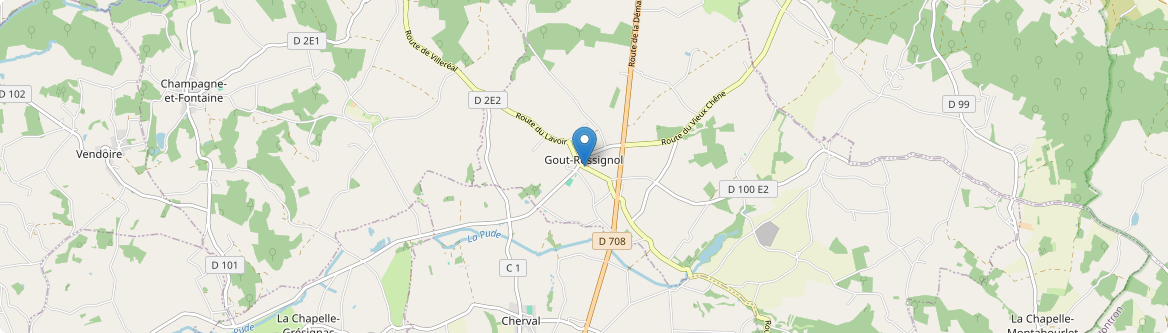 Gout-Rossignol - Carte