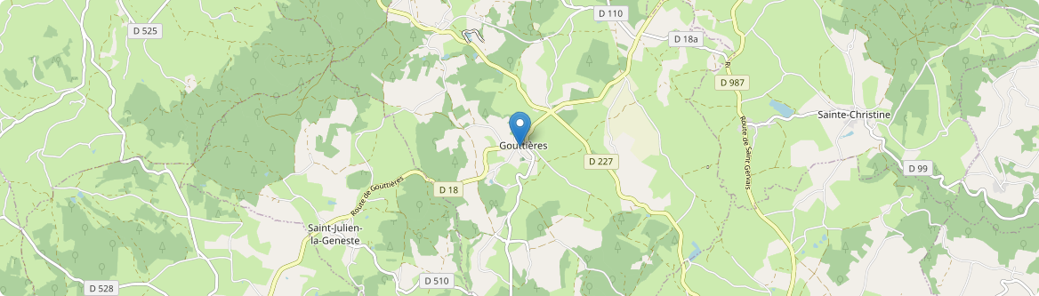 Gouttières - Carte