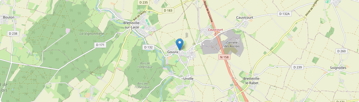 Gouvix - Carte