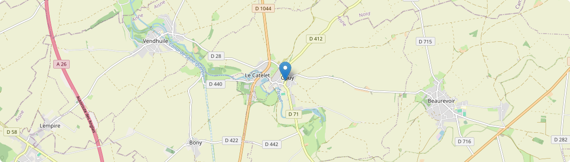 Gouy - Carte