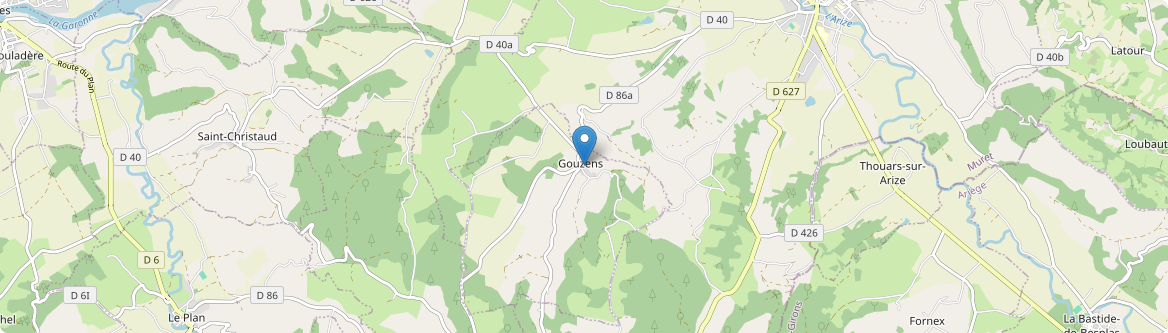 Gouzens - Carte