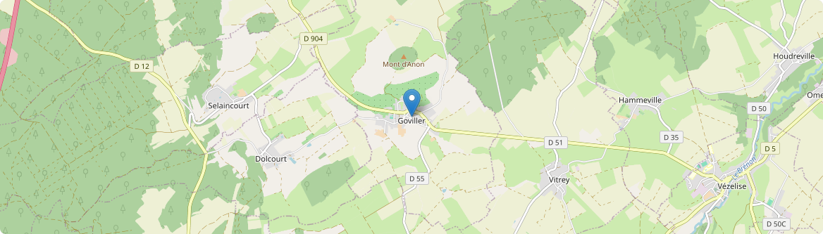 Goviller - Carte