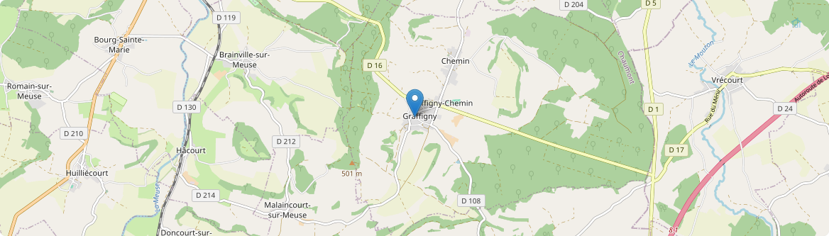 Graffigny-Chemin - Carte