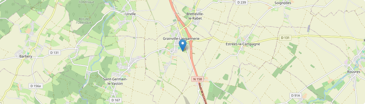 Grainville-Langannerie - Carte