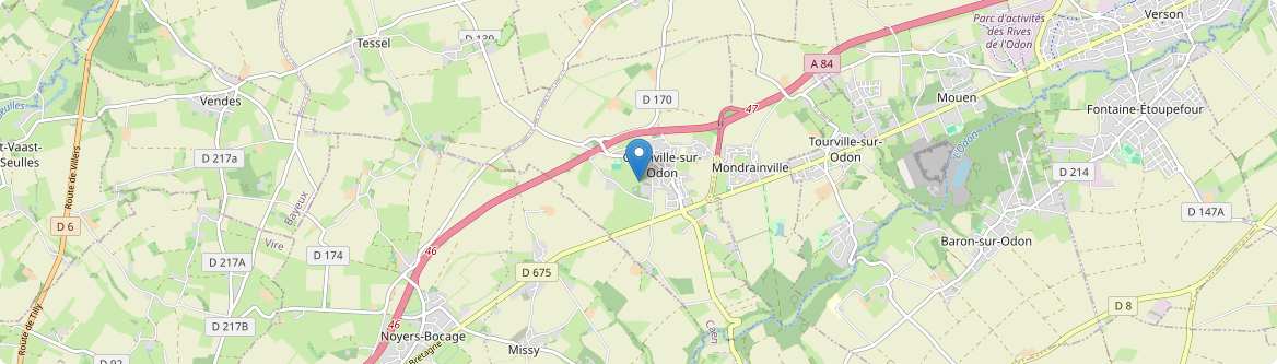 Grainville-sur-Odon - Carte