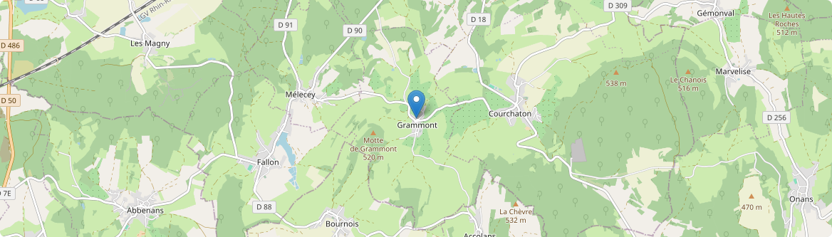 Grammont - Carte