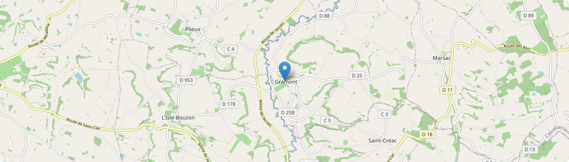 Gramont - Carte