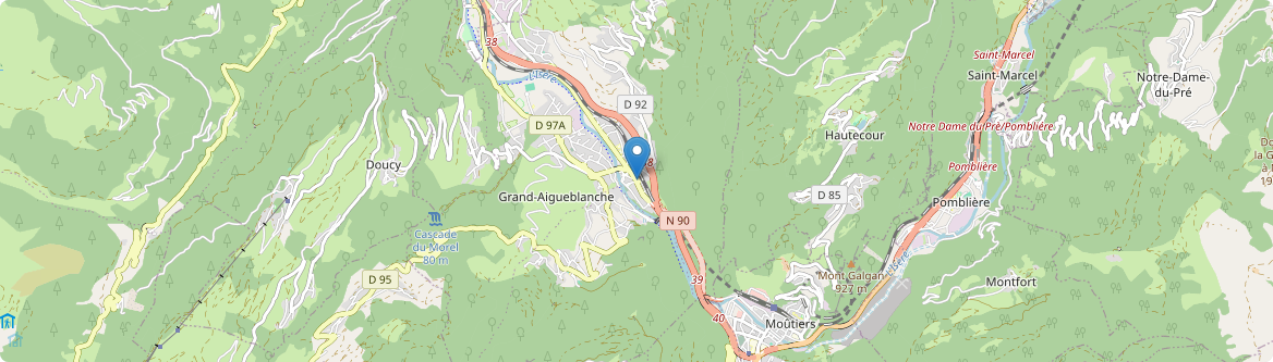 Grand-Aigueblanche - Carte