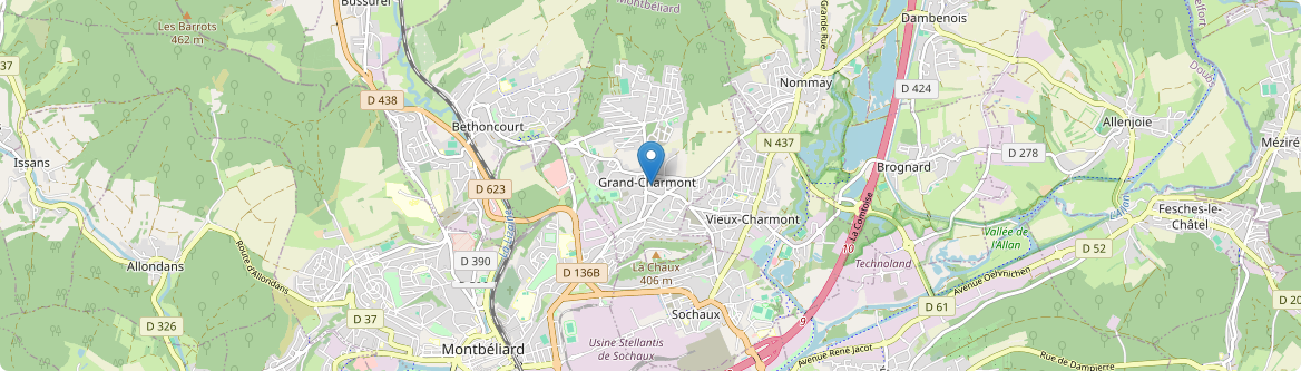 Grand-Charmont - Carte