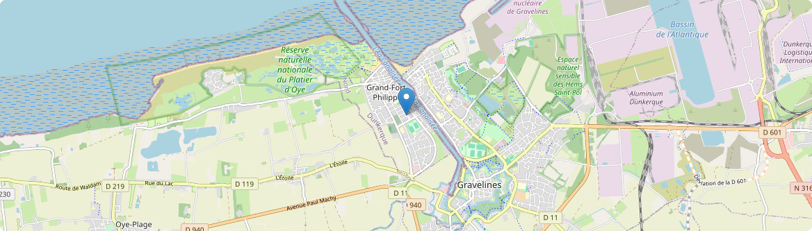 Grand-Fort-Philippe - Carte