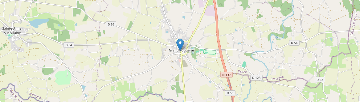 Grand-Fougeray - Carte