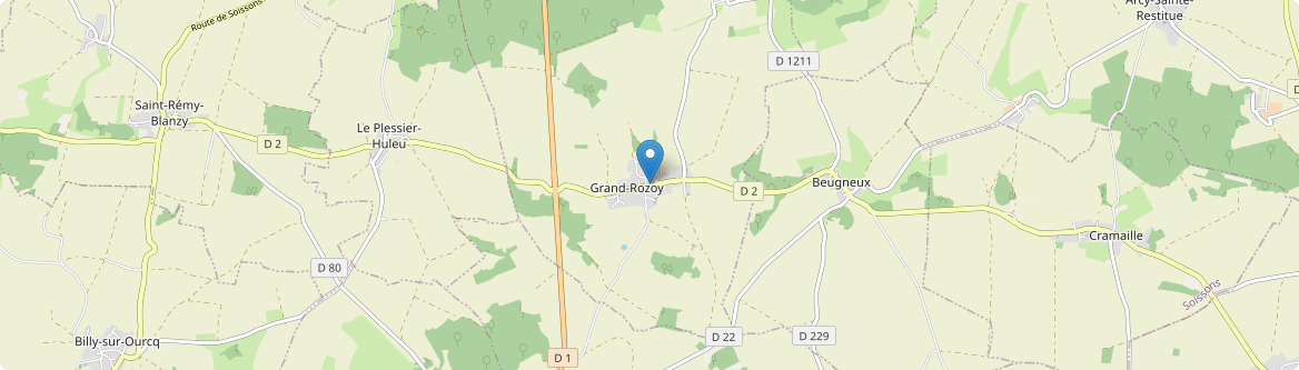 Grand-Rozoy - Carte