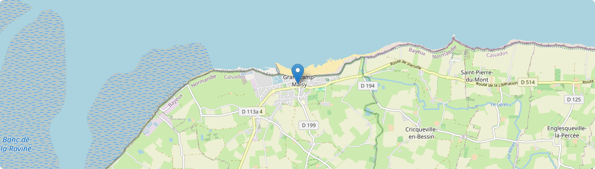 Grandcamp-Maisy - Carte