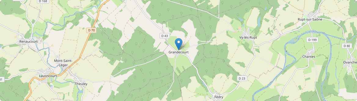 Grandecourt - Carte