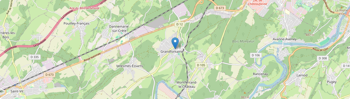Grandfontaine - Carte