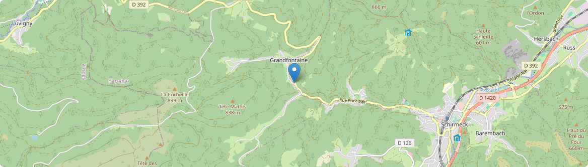 Grandfontaine - Carte