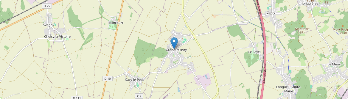 Grandfresnoy - Carte