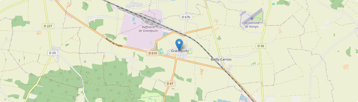 Grandpuits-Bailly-Carrois - Carte