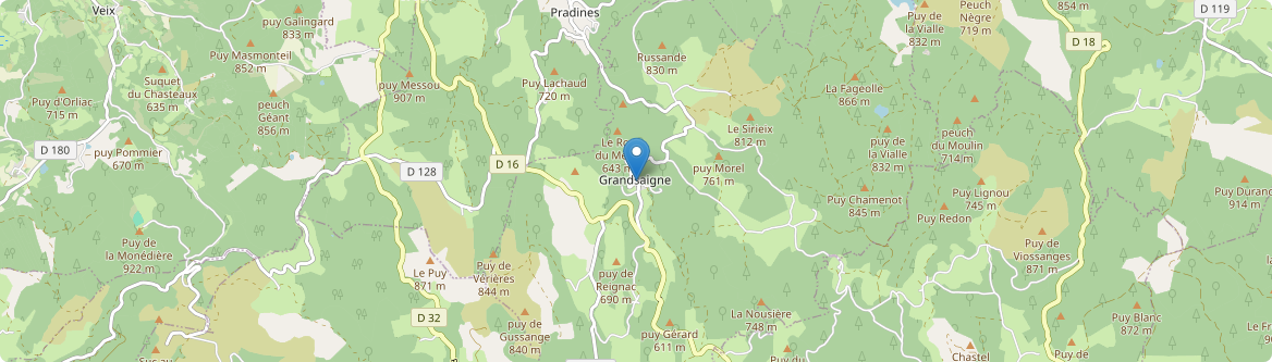 Grandsaigne - Carte
