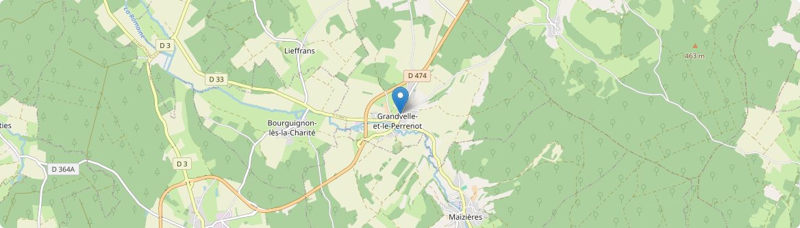 Grandvelle-et-le-Perrenot - Carte