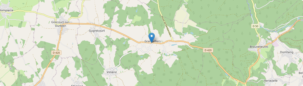 Grandvillers - Carte