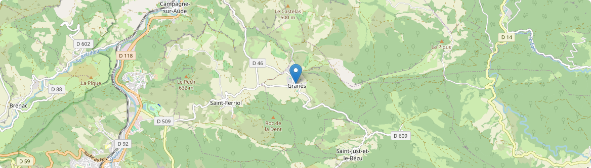 Granès - Carte