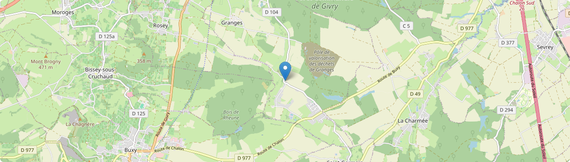 Granges - Carte