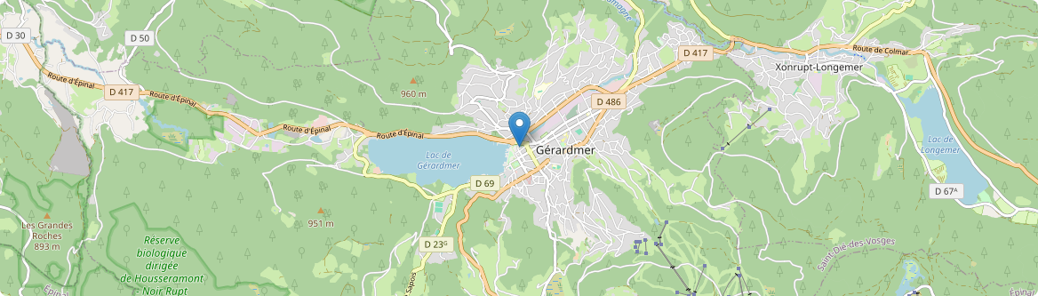 Granges-Aumontzey - Carte