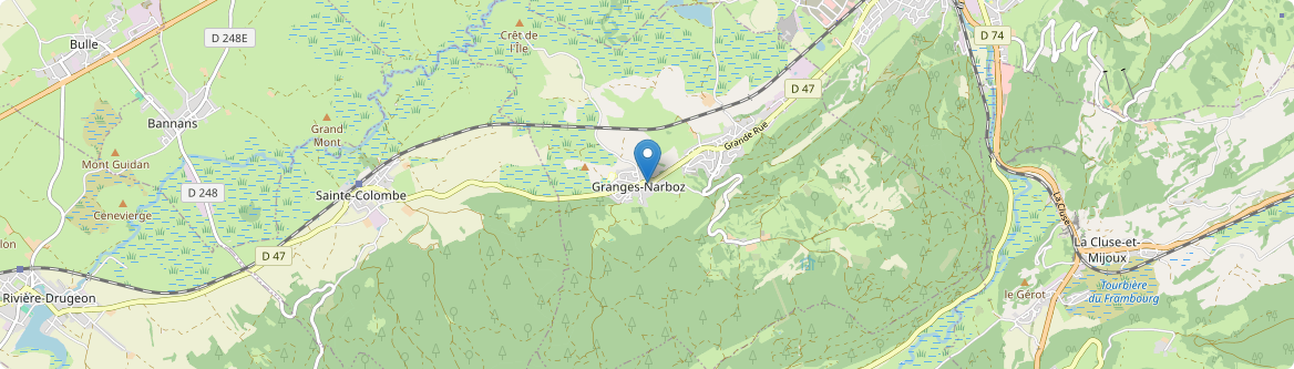 Granges-Narboz - Carte