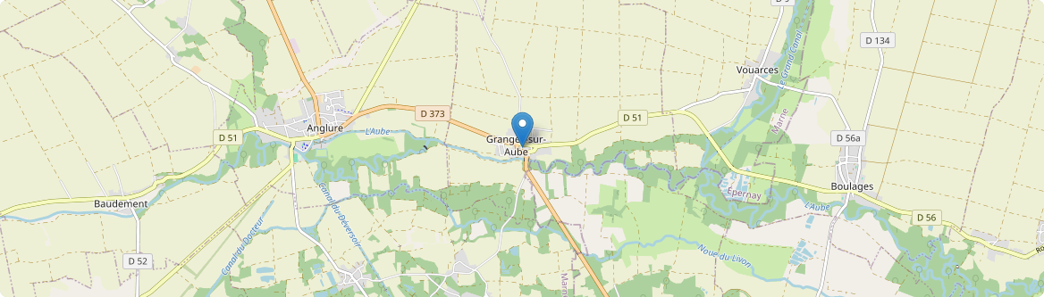 Granges-sur-Aube - Carte