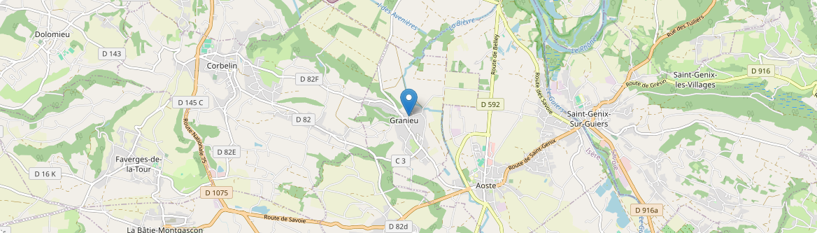 Granieu - Carte
