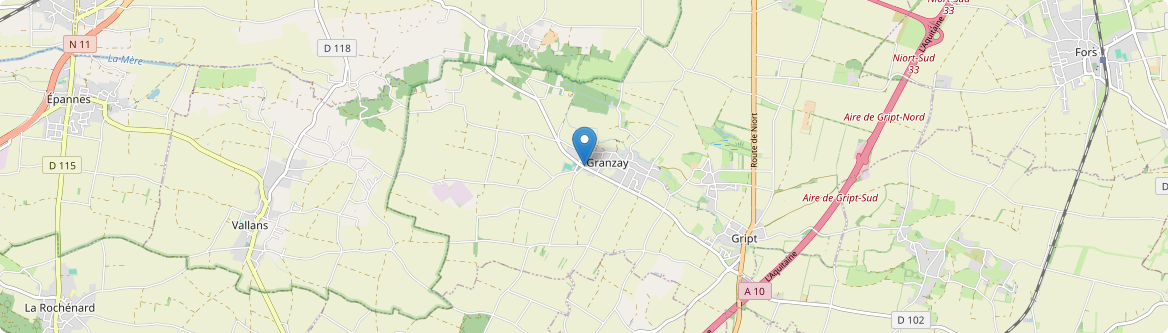 Granzay-Gript - Carte