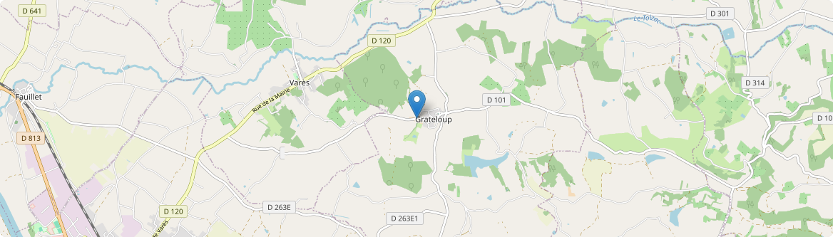 Grateloup-Saint-Gayrand - Carte