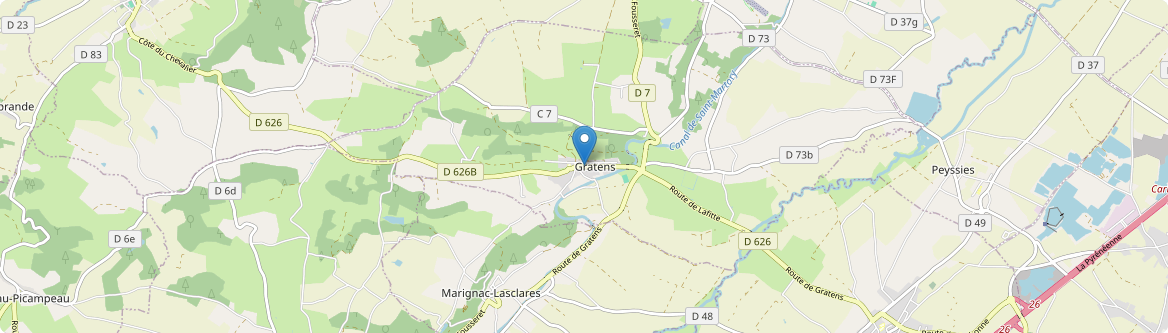 Gratens - Carte