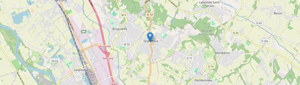 Gratentour - Carte