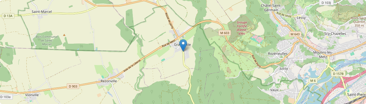 Gravelotte - Carte