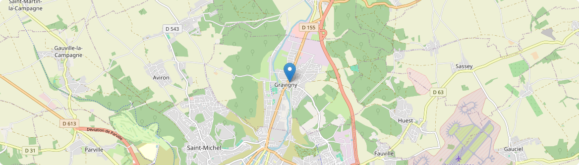 Gravigny - Carte