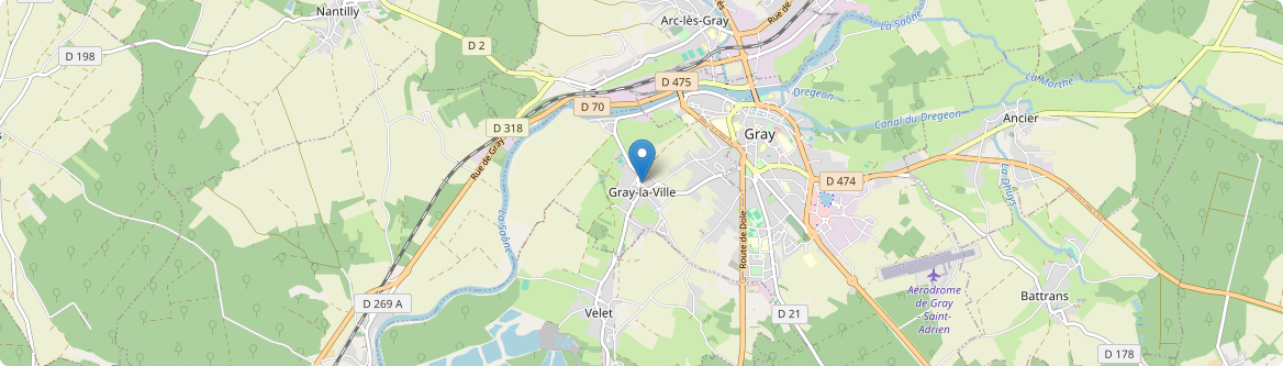 Gray-la-Ville - Carte