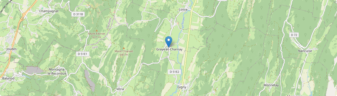 Graye-et-Charnay - Carte