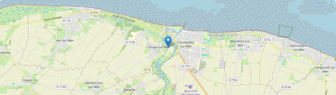 Graye-sur-Mer - Carte