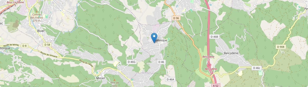 Gréasque - Carte