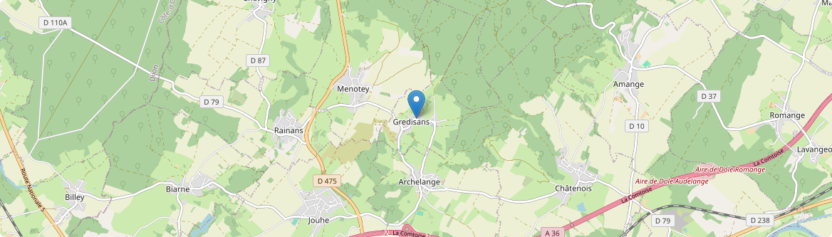 Gredisans - Carte