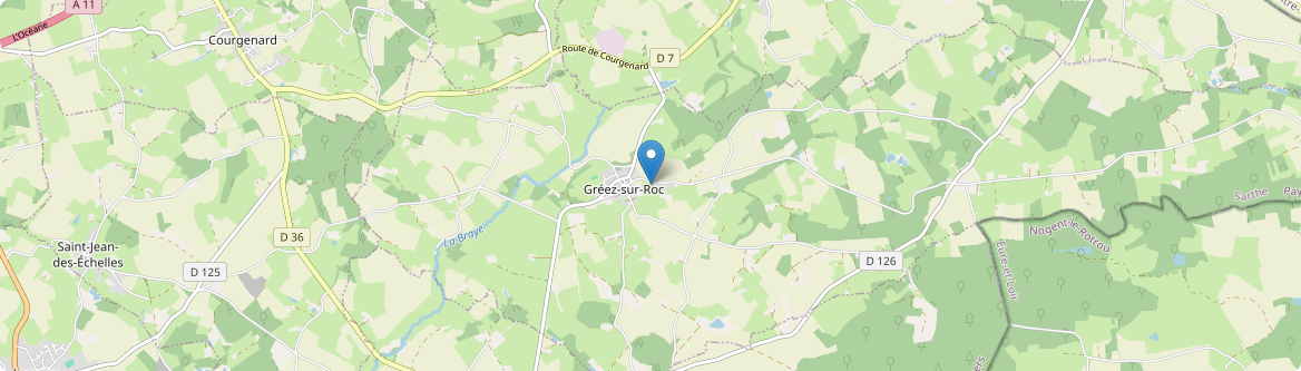 Gréez-sur-Roc - Carte