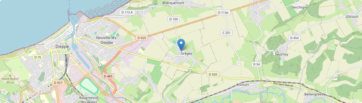 Grèges - Carte