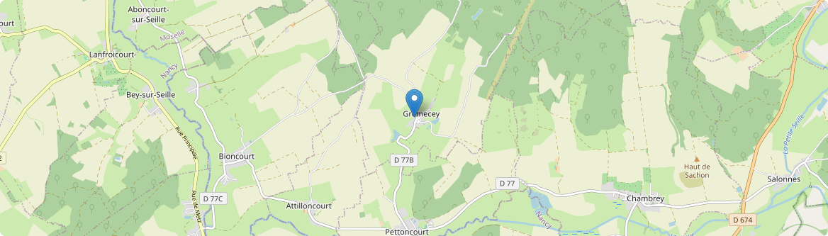 Grémecey - Carte