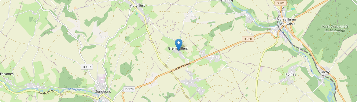 Grémévillers - Carte