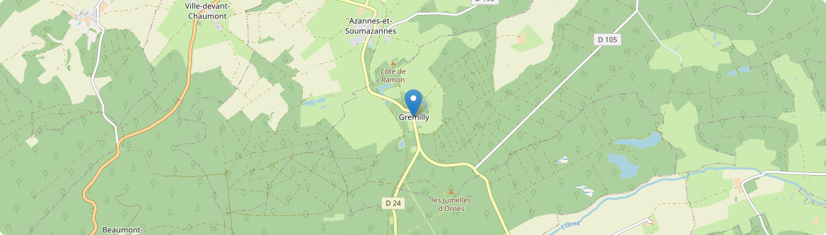 Gremilly - Carte