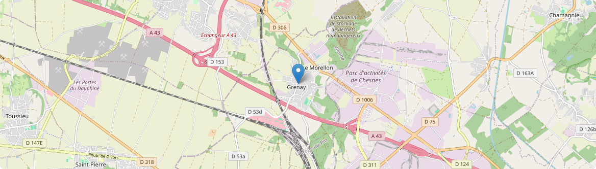 Grenay - Carte