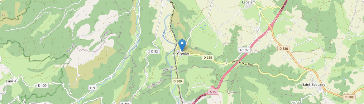 Grenier-Montgon - Carte
